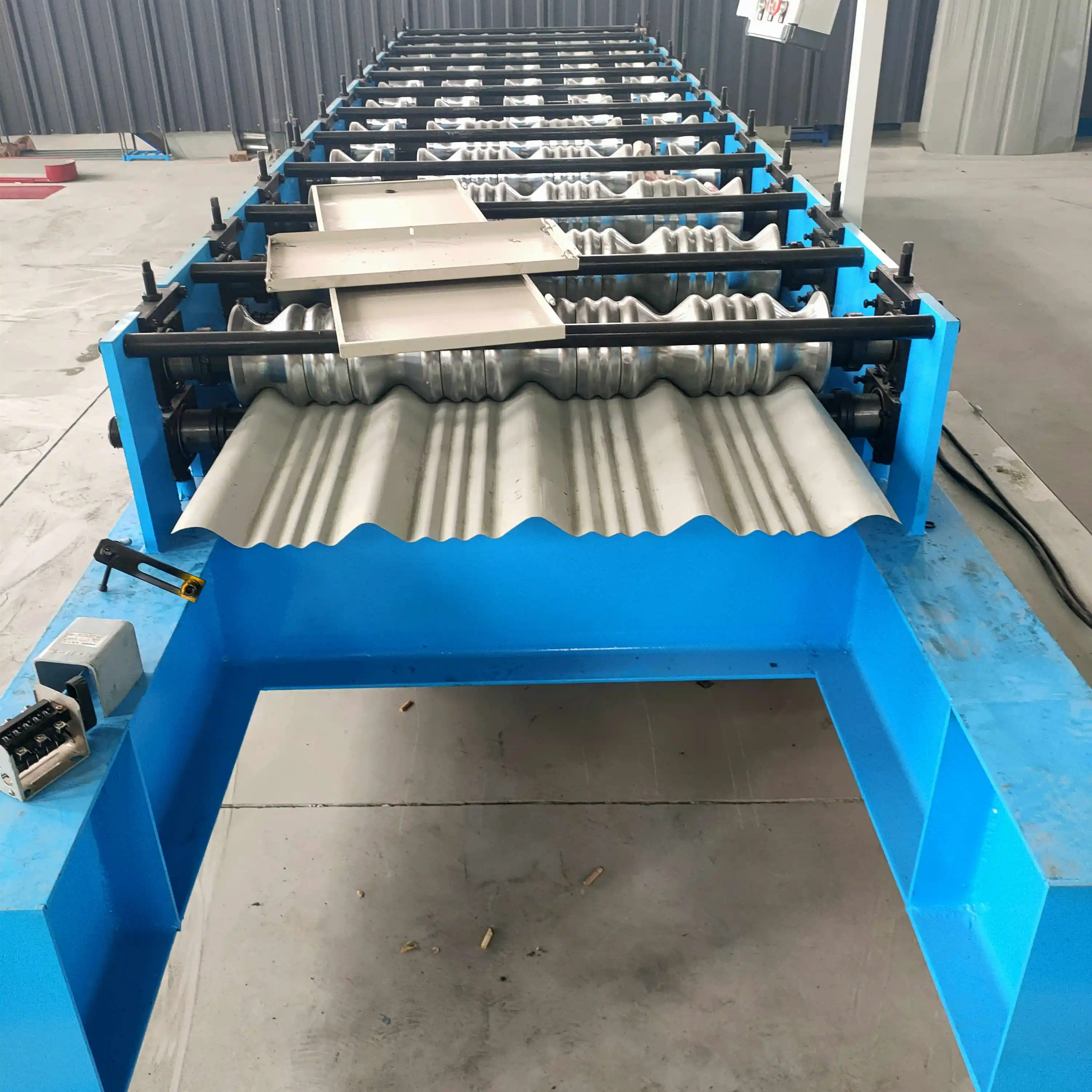 YUFA 2020 840 galvanized corrugated roofing sheet making machine manual roof tile zinc making machine