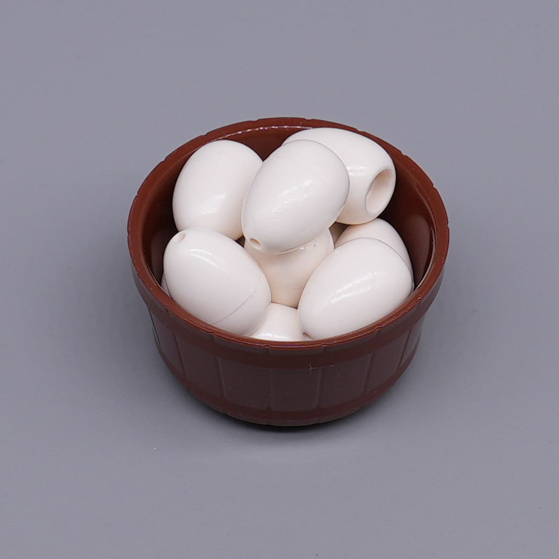 Ensemble d'épicerie Œufs Blancs avec Bol (8 pièces)