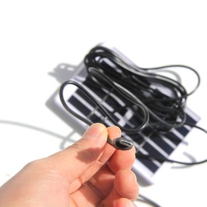 BUHESHUI 1.2W 6V PET lamine Polycrystalline GÜNEŞ PANELI ile mikro USB çıkış su geçirmez güneş pili kablo uzunluğu 3m - Product Image 2
