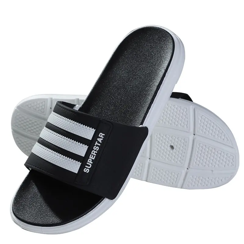 Wefoam China fábrica personalizada OEM Eva Material al aire libre playa Slide sandalia hombre zapatillas y chanclas