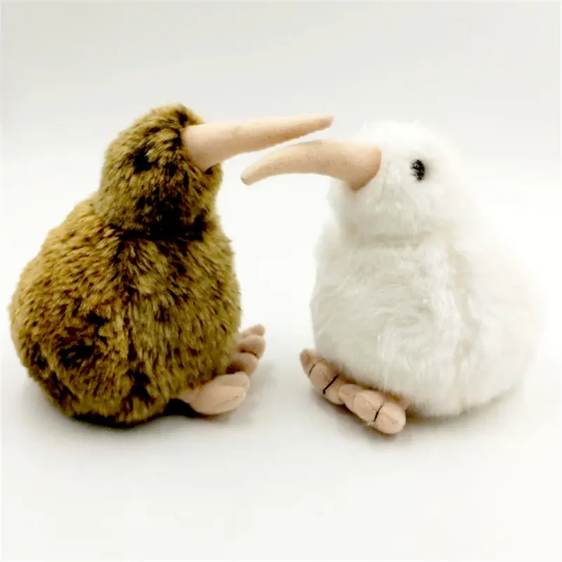 Nettes neuseelän disches Kiwi-Vogel-gefülltes realistisches Kiwi-Vogel-gefülltes weiches Plüsch tier für Kinder-Lernspiel zeug