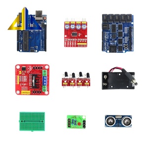 starter kit for <strong>arduino</strong> Suitable for drone making for R3 4-wheel car learning kit DIY Multi-function <strong>control</strong> four-wheel car kit