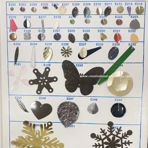 Hot Sale Loose Spangle <strong>Sequins</strong> Folded <strong>Sequins</strong> for PVC/PET Material in Bulk for Garment Accessories - Product Image 6