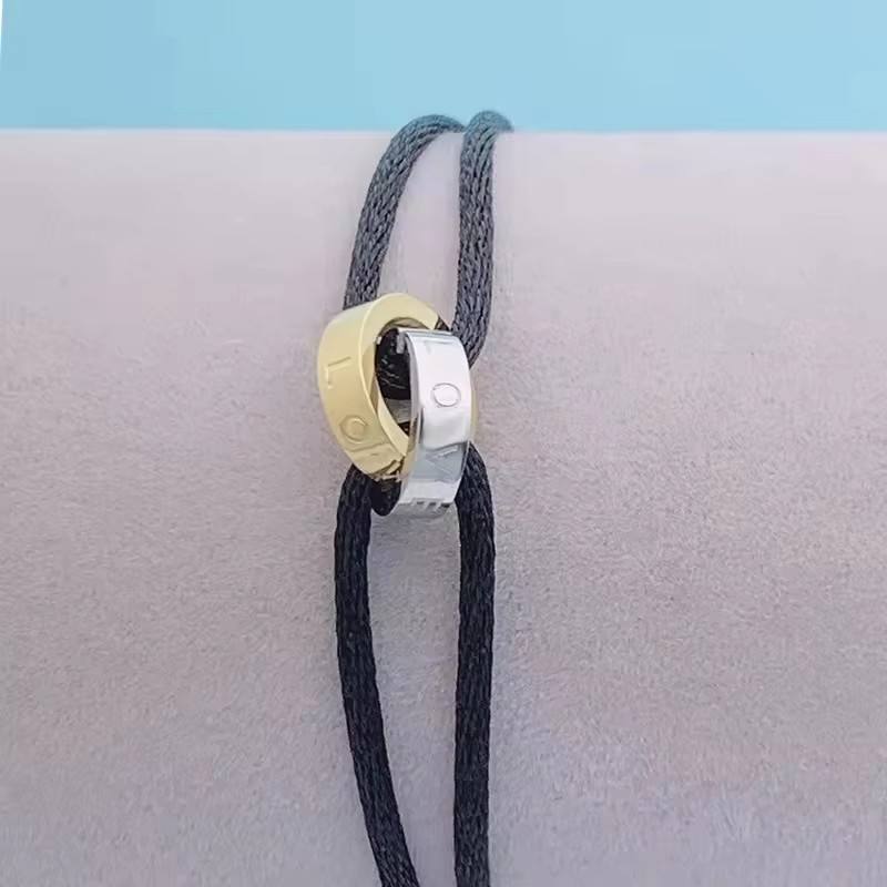 ทอง + เหล็ก (เชือกสีดำ)