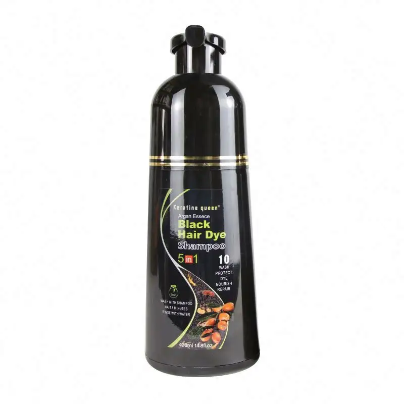 Wholesaler Natural Fast Black Darkening Hair Color Changing Semi permanent dye shampoo