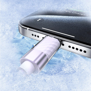 2024 ใหม่สไตล์ไซเบอร์ USB 60W Fast ชาร์จอลูมิเนียมโปร่งใสสีสันสดใสถักสําหรับโทรศัพท์ iOS 15 PRO MAX - Product Image 3