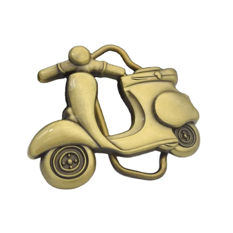 Hochwertige 3D-Motorrad Antik Bronze Custom Logo Gürtels chnalle zum Verkauf