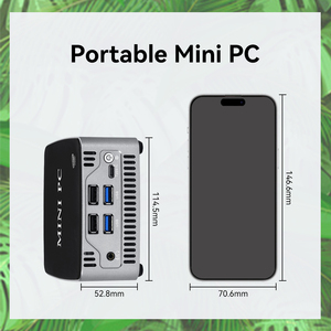 Mini escritorio 8th 9th Gen MiniPC Gaming PC DDR4 NVME 4K Intel Core i5 1135G7 i7 1165G7 HTPC Computadoras Computadora de escritorio - Product Image 2
