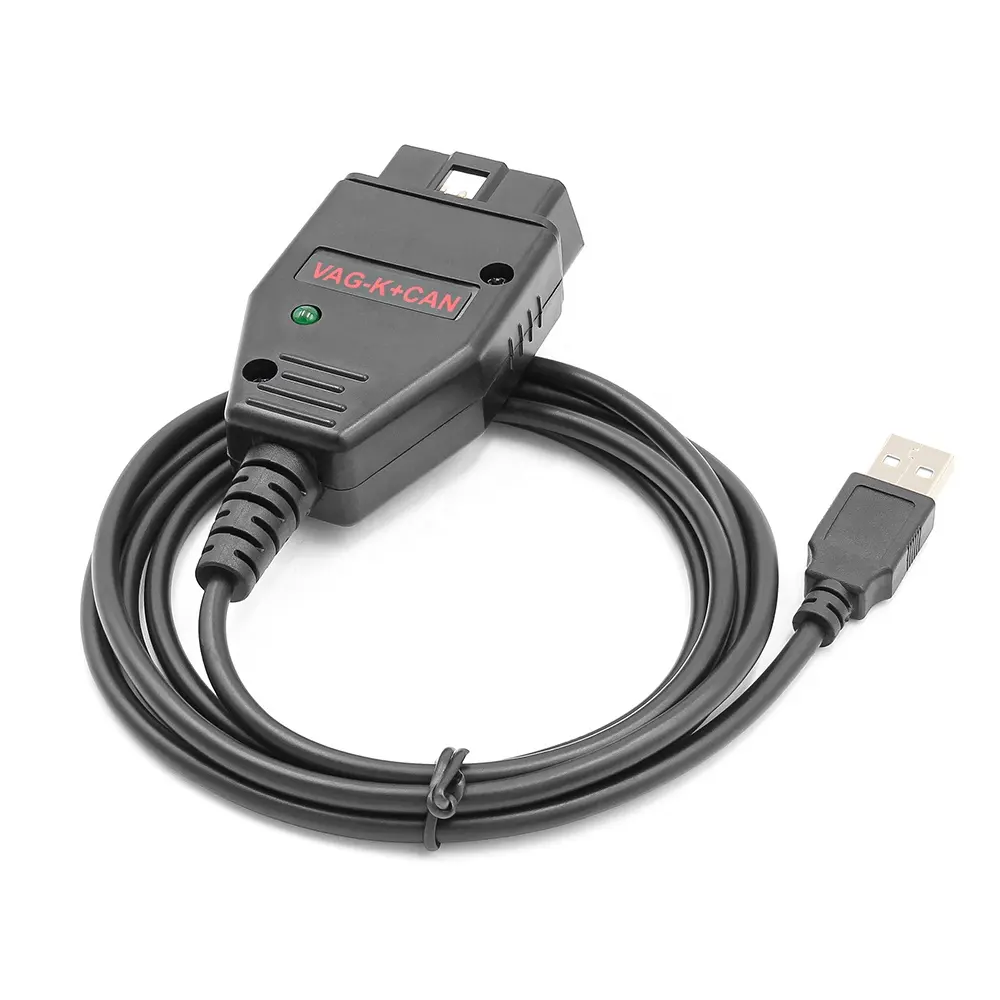 Outil de Diagnostic pour voiture, scanner pour véhicule, VAG K + CAN 1.4, OBDII, USB, Commander,