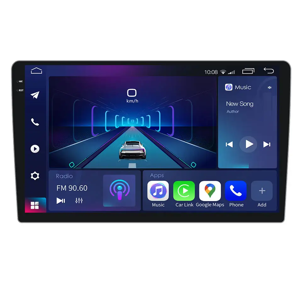 Kit de dvd para carro com tela android, 2k, tela de 9 ", 6 + 128g para vw, passat b7, b6, golf 5, polo, tiguan, octavia, fabia rápida, navegação por gps, rádio