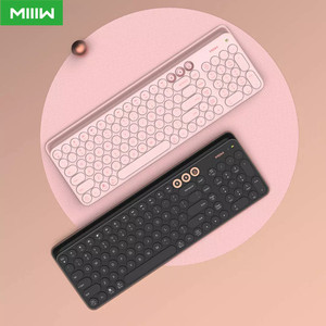 MIIIW-teclado inalámbrico de modo Dual para Windows, Mac, Android, iOS, 102 teclas, 2,4 GHz, alta calidad, multisistema Compatible - Product Image 3