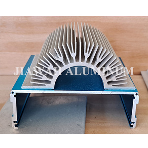 6063T5 Extruded Aluminum <strong>Heatsink</strong> 120mm , Passive Aluminum <strong>Heatsink</strong> Customization , Grow Light Plant LED Aluminum <strong>Heatsink</strong> <strong>1m</strong> - Product Image 4