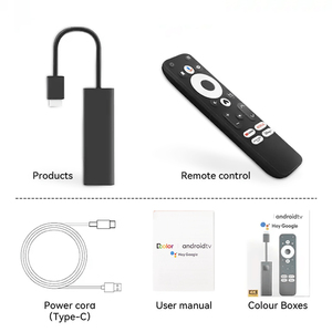 Özel DCOLOR GD1 tvsticks sınırsız oem amlogic s905y4 Ip tv çubuk mini PC çift wifi android 11 4k tv çubuk mini PC uzaktan kumanda ile - Product Image 5