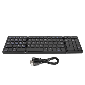 Triple pliegue para teclado Bluetooth mecánicamente para múltiples dispositivos-Conexión inalámbrica para computadora portátil Tablet Teléfono Uso de escritorio - Product Image 2