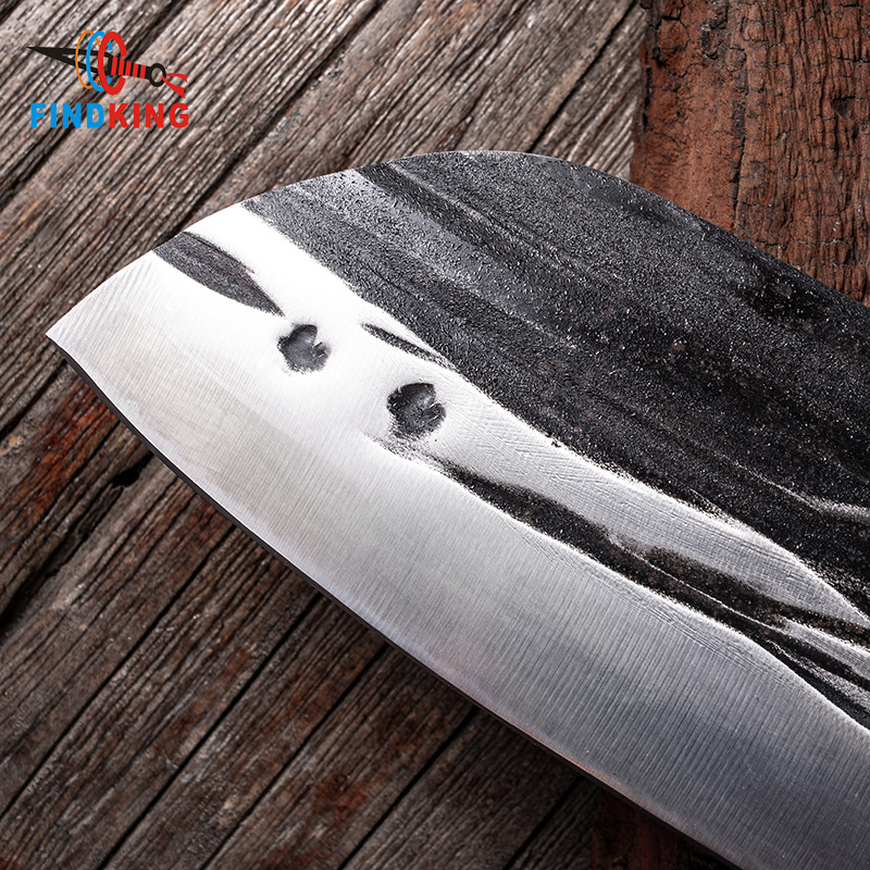 Manufacturers Full Tang Slicing Knives Big Boning Butcher Knife Handmade Hammered Forged Kitchen Chef Knife