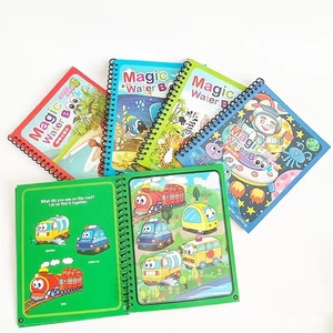 Çocuk DIY oyuncak Graffiti kalem kullanımlık boyama kitabı büyülü su resimli kitap boyama çizim kurulu eğitici oyuncak - Product Image 3