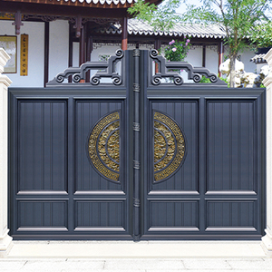 Bền Hiện Đại Tự Động Nhôm Cổng Ống Trượt Đu Mở Phong Cách Cho Nhà Ngoài Trời Biệt Thự Các Ứng Dụng Trường Học - Product Image 3