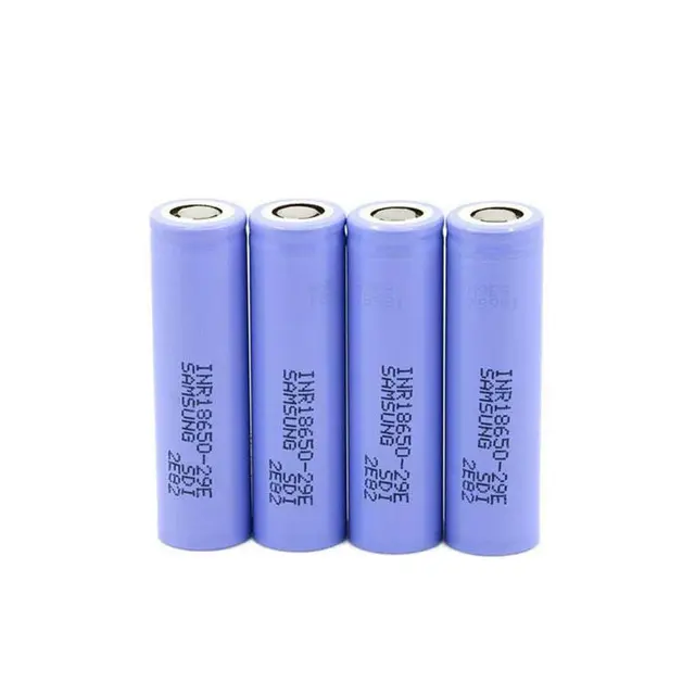 Batería de litio importada de Corea del Sur, Pila de 18650- 29E de 2900mah para Sdi