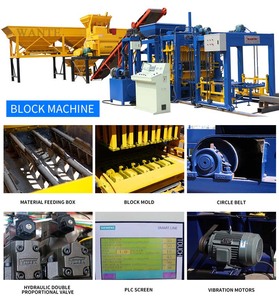 <strong>Qt5</strong>-15 High Quality Fully Automatic Concrete Cement Hollow <strong>Block</strong> Brick <strong>Machine</strong> <strong>Interlock</strong> Paver Making <strong>Machine</strong> Price - Product Image 3