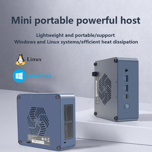 Barebone Desktop <strong>Computer</strong> Industrial Small Host Business Micro Mini PC Box AMD CPU SSD DDR4 Fanless Compact Design Gaming PCs - Product Image 6