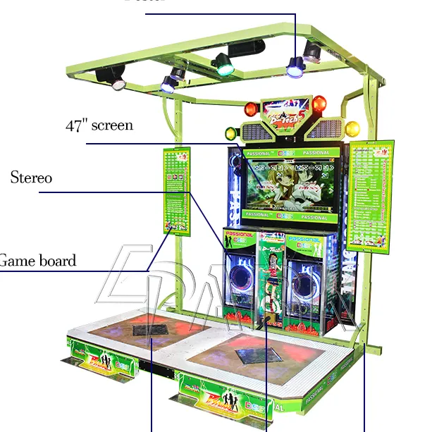 Máquina de jogo de dança do ritmo da música, alta qualidade, profissional, bomba it up arcade, máquina de jogo de dança
