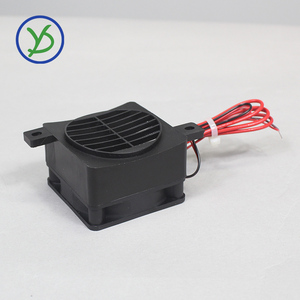 24V 80W อุณหภูมิคงที่ฉนวนไฟฟ้า PTC ฮีตเตอร์พร้อมพัดลมฮีตเตอร์