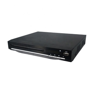 เครื่องเล่น DVD VCD Blu Ray ขนาดเล็กสีดำความละเอียดสูงพร้อมรีโมทควบคุมรูปแบบ HD เครื่องเล่นวิดีโอเสียงสำหรับบ้าน - Product Image 2
