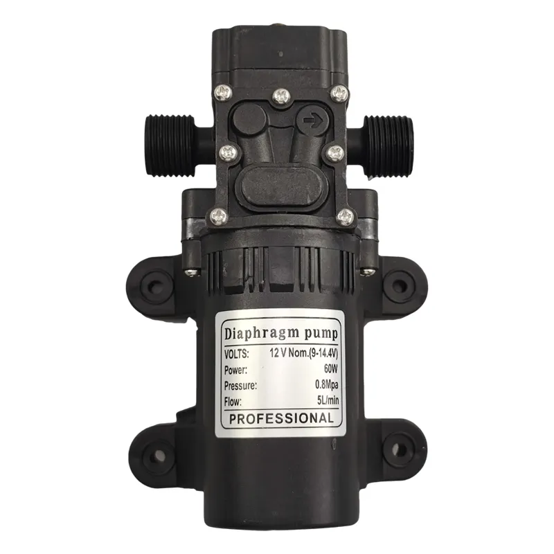 Pompe à diaphragme de pulvérisateur électrique 12V pour système de brumisation d'eau extérieure moteur de suralimentation de machine à brouillard auto-amorçant