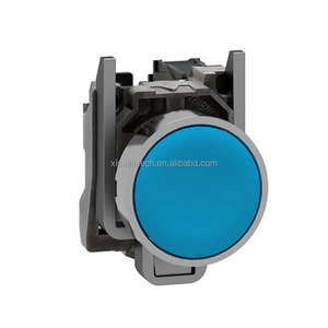 Schnei der originale interruttore automatico industriale manopola pulsante Push Toggle Harmony XB4BA61Flat pulsante di recupero 1NO - Product Image 1
