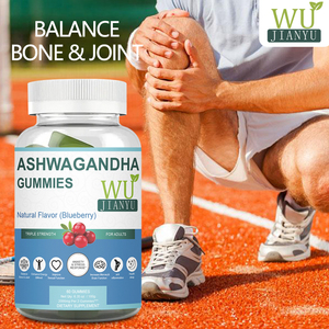 Ashwagandha Gummies Brain Plug verbessert das Gedächtnis Gehirn funktion Balance Knochen gelenke Natürliche Gewürze Blueberry Vegetarian Gummies - Product Image 3