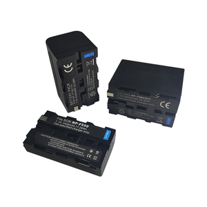Gerçek kapasite 7.2V 6600mAh dijital kamera pil NP-F960 F970 Sony Dslr kamera için LED ışık - Product Image 6