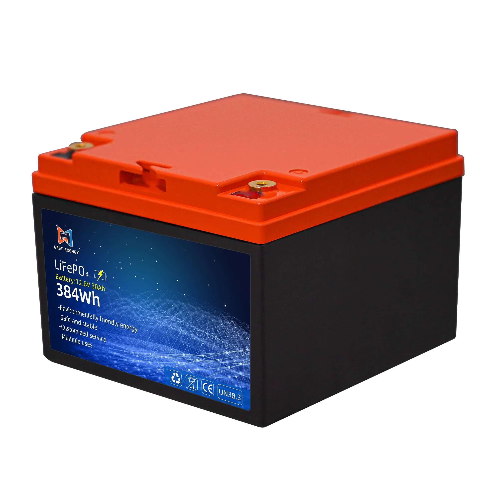 UPS 및 조명을 위한 고품질 12V 30Ah LiFePO4 리튬 배터리 핫 세일