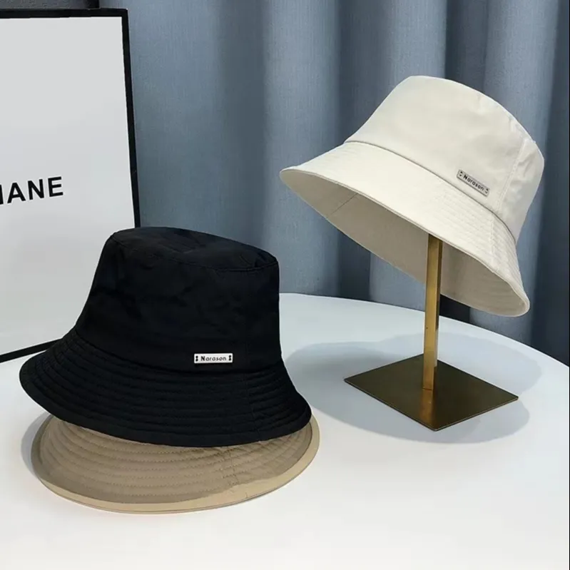2023 nouveau designer seau chapeau personnalisé haute qualité mode femmes chapeaux à large bord pour femmes coton femmes seau chapeaux
