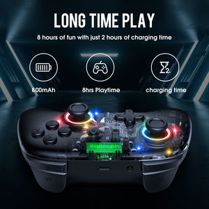 Multi-piattaforma RGB LED Fingertip Controller di gioco per Switch PC IOS Android Wireless Gamepad Joystick - Product Image 6