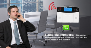 Sistema de alarma GSM WiFi de seguridad inalámbrica para el hogar, pantalla LCD, recordatorio de voz, intercomunicador bidireccional, envío de mensajes gratis a su teléfono móvil - Product Image 2