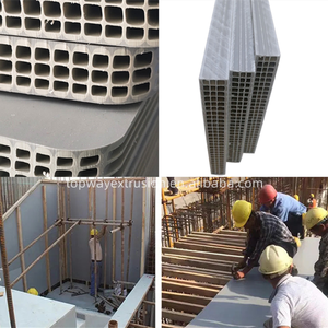 PP rỗng tường tấm ván khuôn dây chuyền sản xuất PP bê tông xây dựng Mẫu shuttering Board máy làm - Product Image 6