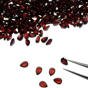 YZ fabrika fiyat büyük stok Garnet fiyat en iyi fiyat doğal kırmızı Garnet Oval şekil kesim gevşek küçük GARNET takı yapımı için - Product Image 2