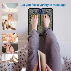 Wiederauf lad bares verstellbares EMS-Fuß massage gerät mit kompaktem Design und anpassbaren Programmen - Product Image 3