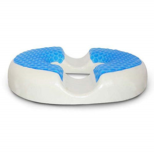 Perawatan Wasir & Tulang Ekor Pereda Nyeri, Bantal Kursi Donat Bulat Gel Memori Bernapas - Product Image 1