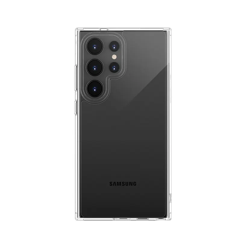 Per Samsung Galaxy S24 Ultra nuovo trasparente cristallino PC + TPU Hybrid Defender custodia per telefono antiurto per Samsung S24 Plus