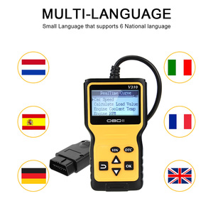自動車診断ツールV310 OBD2スキャナー自動車アクセサリーEOBD/OBDIIコードリーダーELM327故障スキャンツール付き - Product Image 3
