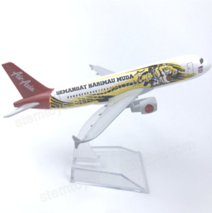 エアアジアa320マレーシアシリーズメタルプレーンモデルさまざまなLivery利用可能なトラベルギフトモデル - Product Image 2