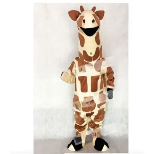 Funtoys punto marrón sonrisa jirafa adulto dibujos animados Animal Cosplay Halloween Navidad fiesta juego carnaval mascota disfraz