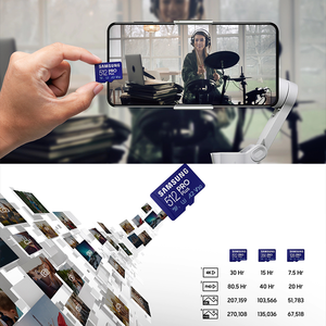 Samsung Pro PLUS Micro TF แฟลช SD การ์ด MB-MD128 128GB 256GB V30 U3 A2 4K ได้ถึง180เมตร/วินาทีการ์ดหน่วยความจำสำหรับโทรศัพท์ - Product Image 3
