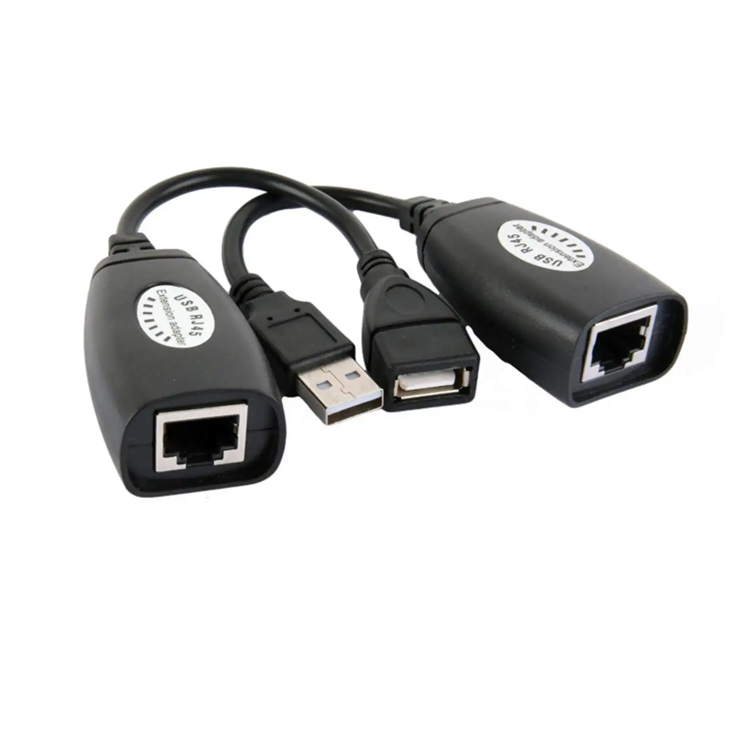 Magelei-Adaptador USB 2,0 macho y hembra a RJ45, Set-USB2.0 a RJ45, adaptador de extensión LAN sobre Cat5/ Cat5e/ Cat6, gran oferta de Amazon