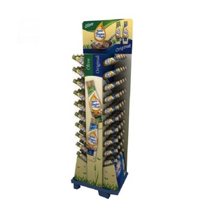 Tùy chỉnh hiện đại phong cách sóng các tông sàn hiển thị đứng Bán lẻ giá cho đồ uống đồ ăn nhẹ rượu bia đóng chai đồ uống - Product Image 5