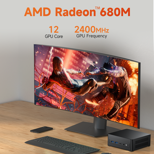 Mini <strong>Computer</strong> Rz-yen 9 HDMI 2.1 6 TYPE-C 4.0 Full <strong>Functional</strong> RJ45 DDR5 8+256GB Gaming Mini PC I7 Laptop - Product Image 3