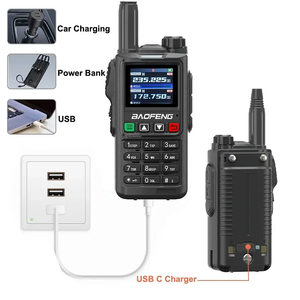 UV-18L Walkie Talkie GPS-Gegensprechanlage mit USB-C Aufladen Multi-Band-Amateurfunk-Transceiver Pro Max UV18 - Product Image 2