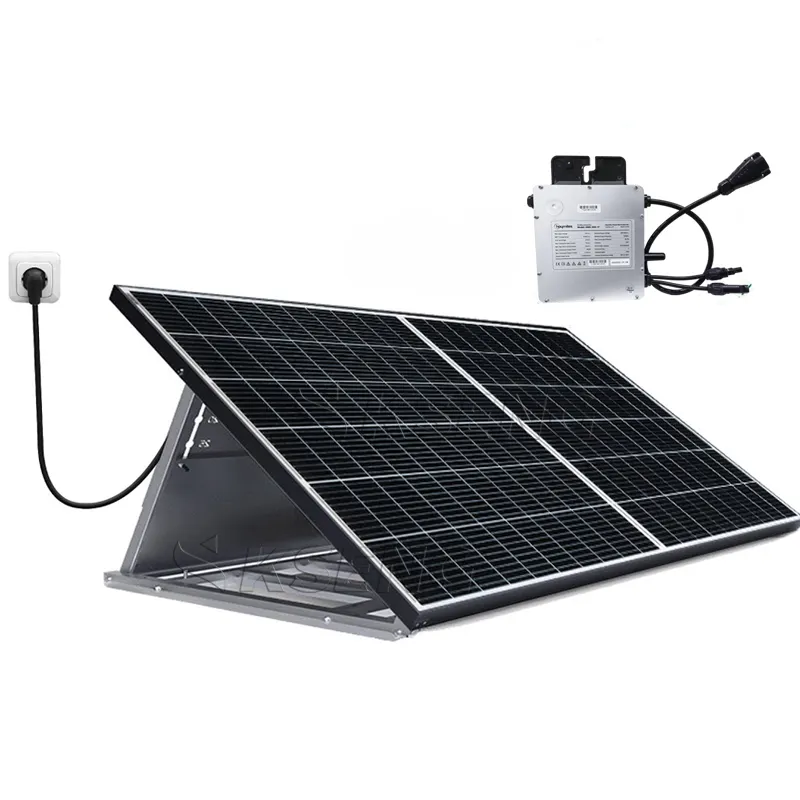 600 W Balkon-Solarkraftwerk für europäisches Warenlager Balkon-Solarsystem Solarmontage mit Halterung für Heimgebrauch