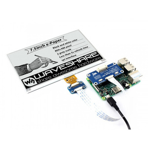 7.5inch 800*480 resolution E-Ink Display HAT Kits for <strong>Raspberry</strong> <strong>Pi</strong> with Embedded <strong>Controller</strong> Communicating Via SPI Interface